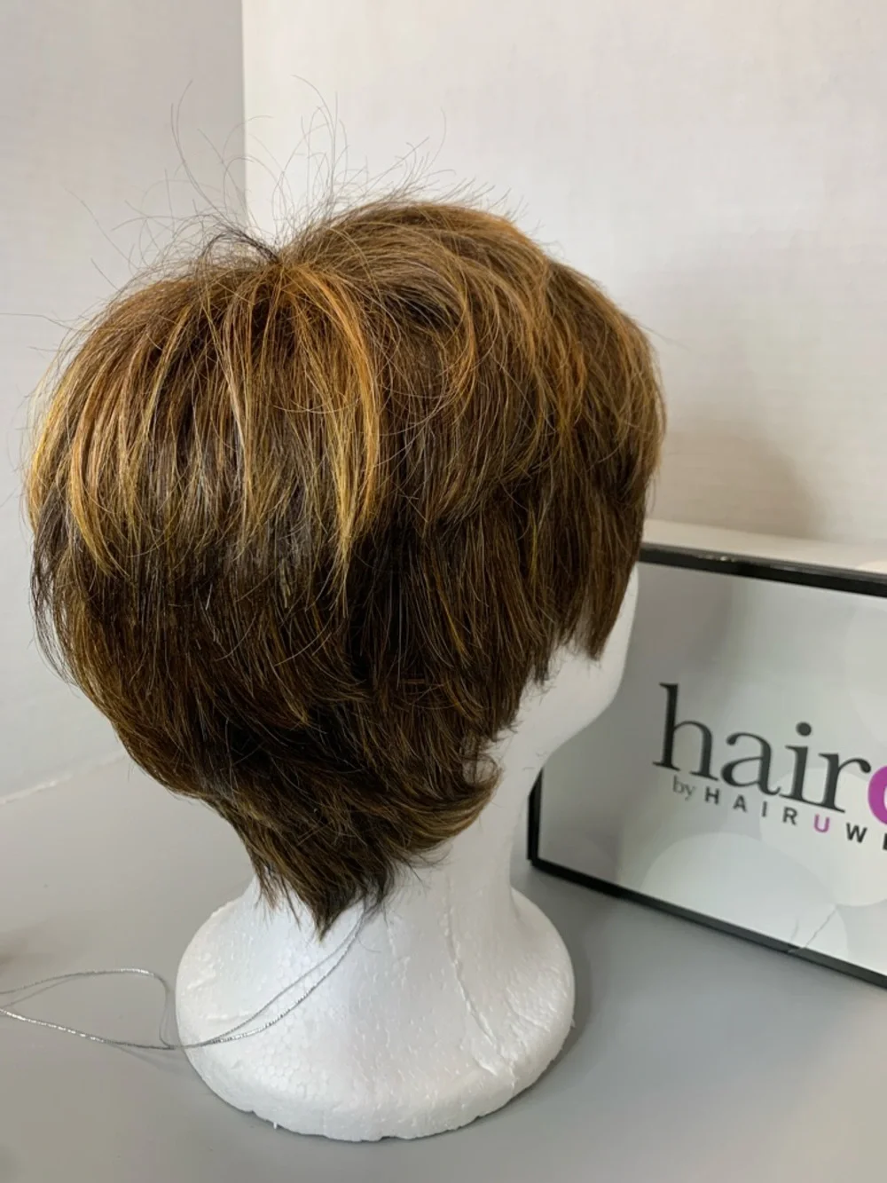 Hairdo glazed Hazelnut Medium Brown/Ginger Short Textured Cut Wig by HairUwear
